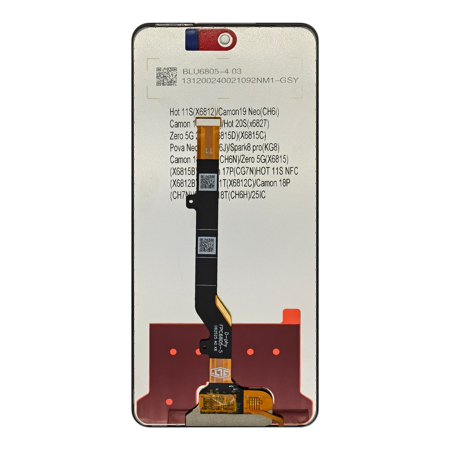 Infinix Hot 11S X6812 LCD Display Screen Assembly