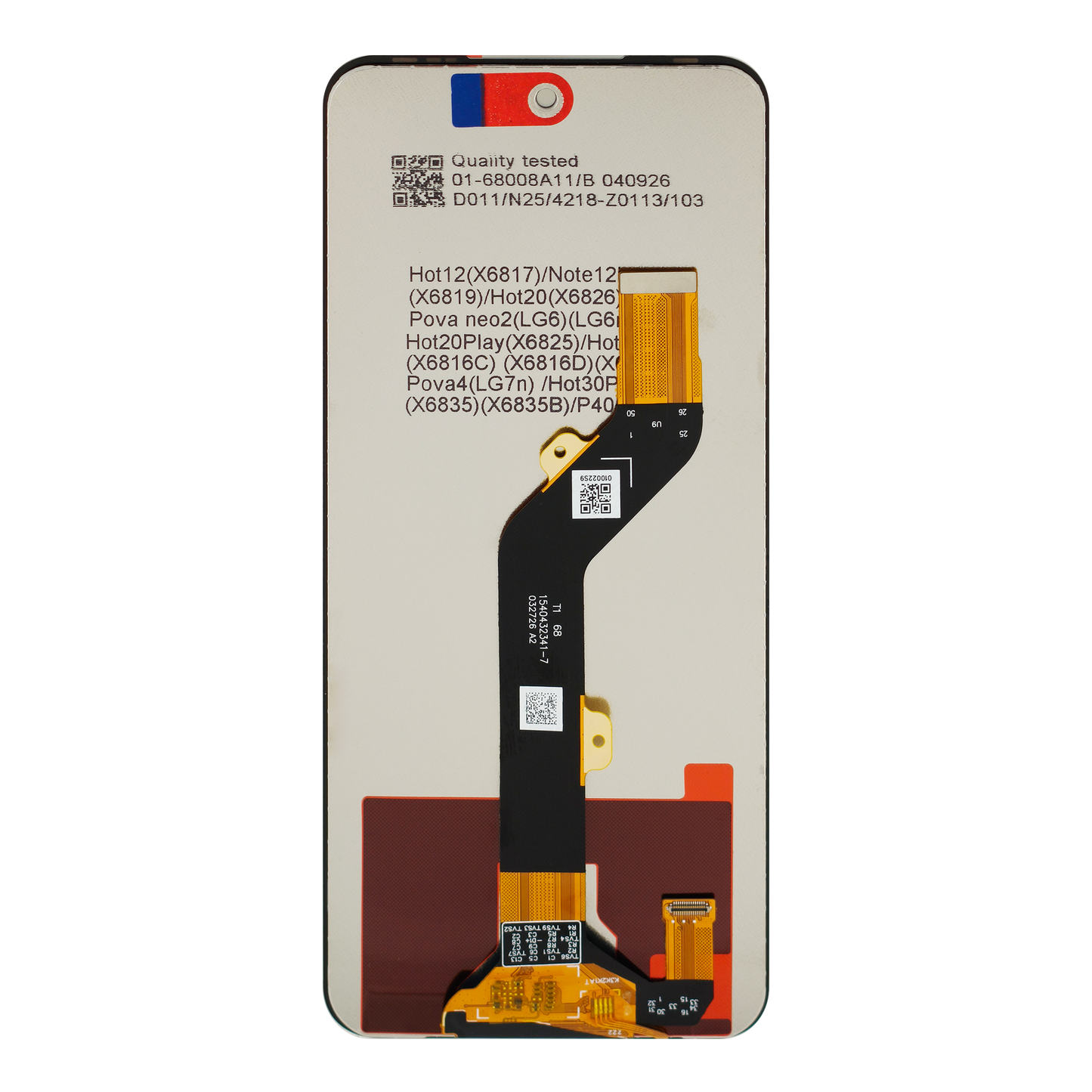 Infinix Hot 12 Play X6816 LCD Display Screen Assembly