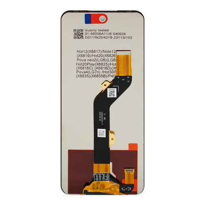 Infinix Hot 12 Play X6816 LCD Display Screen Assembly