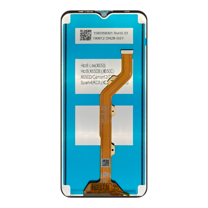 Infinix Hot 8 Lite X650 LCD Display Screen Assembly