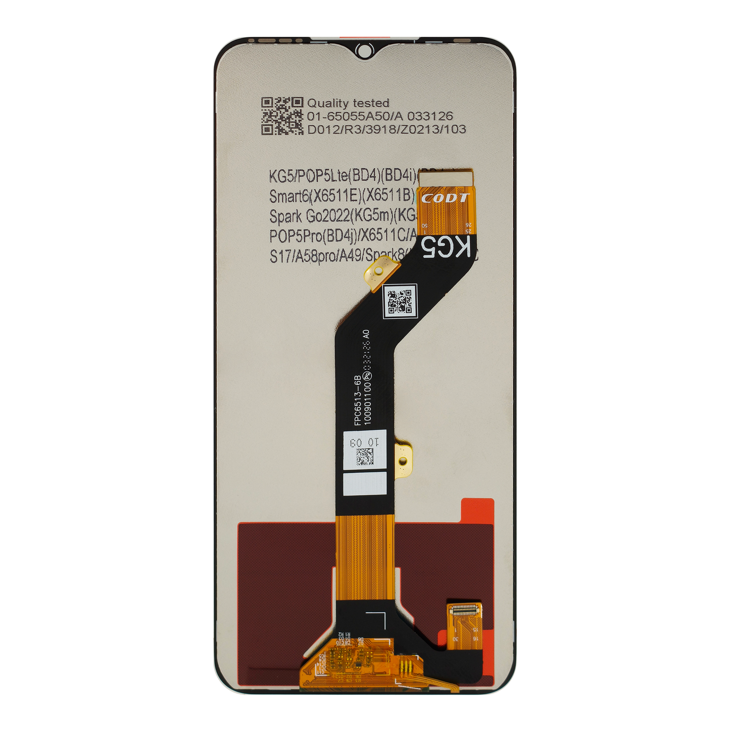 Infinix Smart 6 LCD Display Screen Assembly