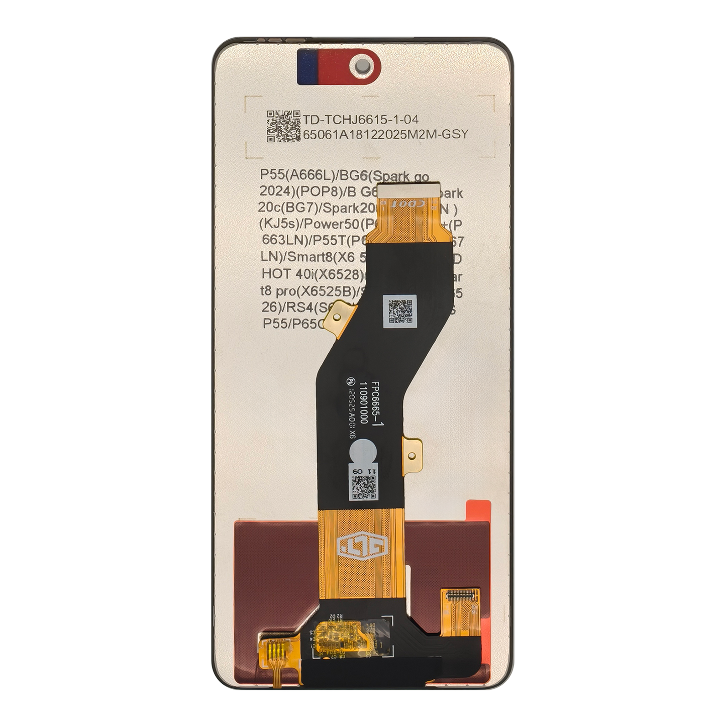 Infinix Smart 8 X6525 LCD Display Screen Assembly