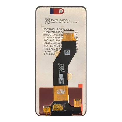 Infinix Smart 8 X6525 LCD Display Screen Assembly