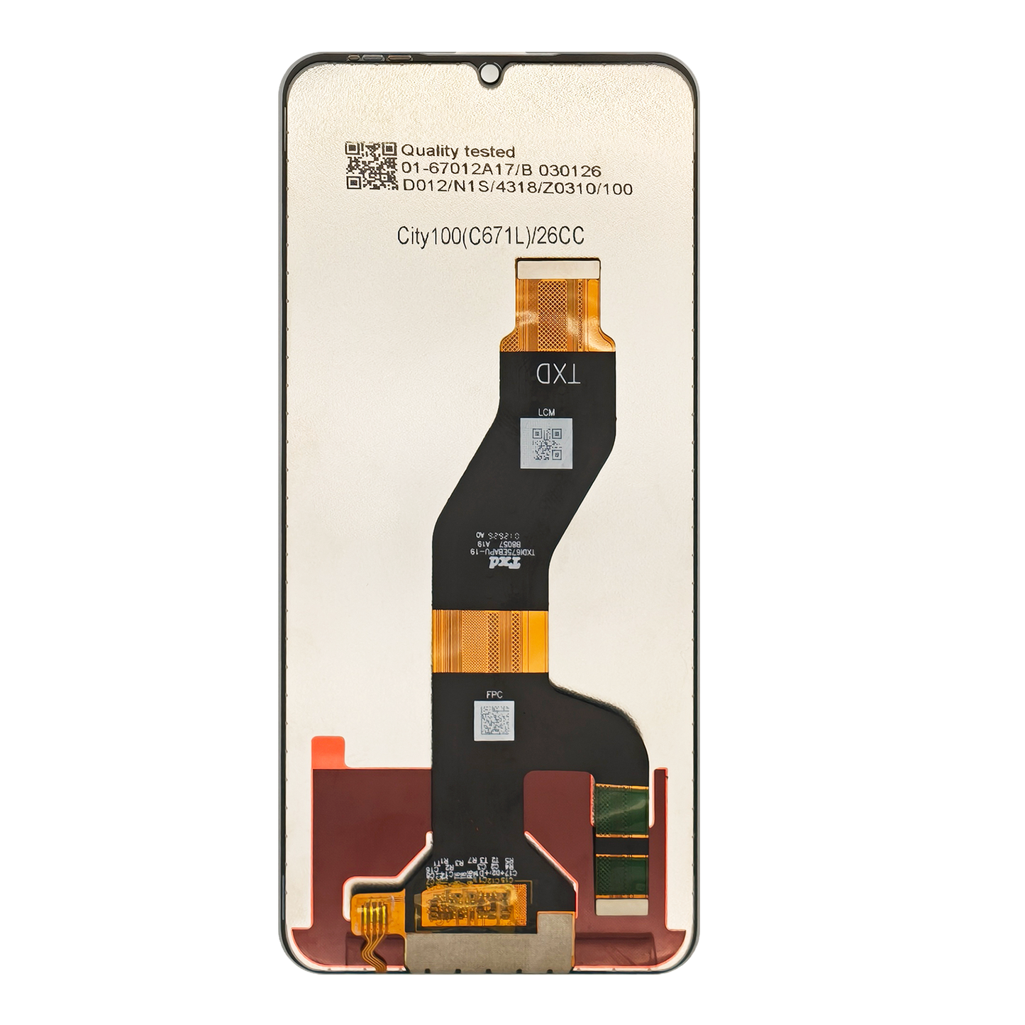 Itel City 100 C671L LCD Display Screen Assembly