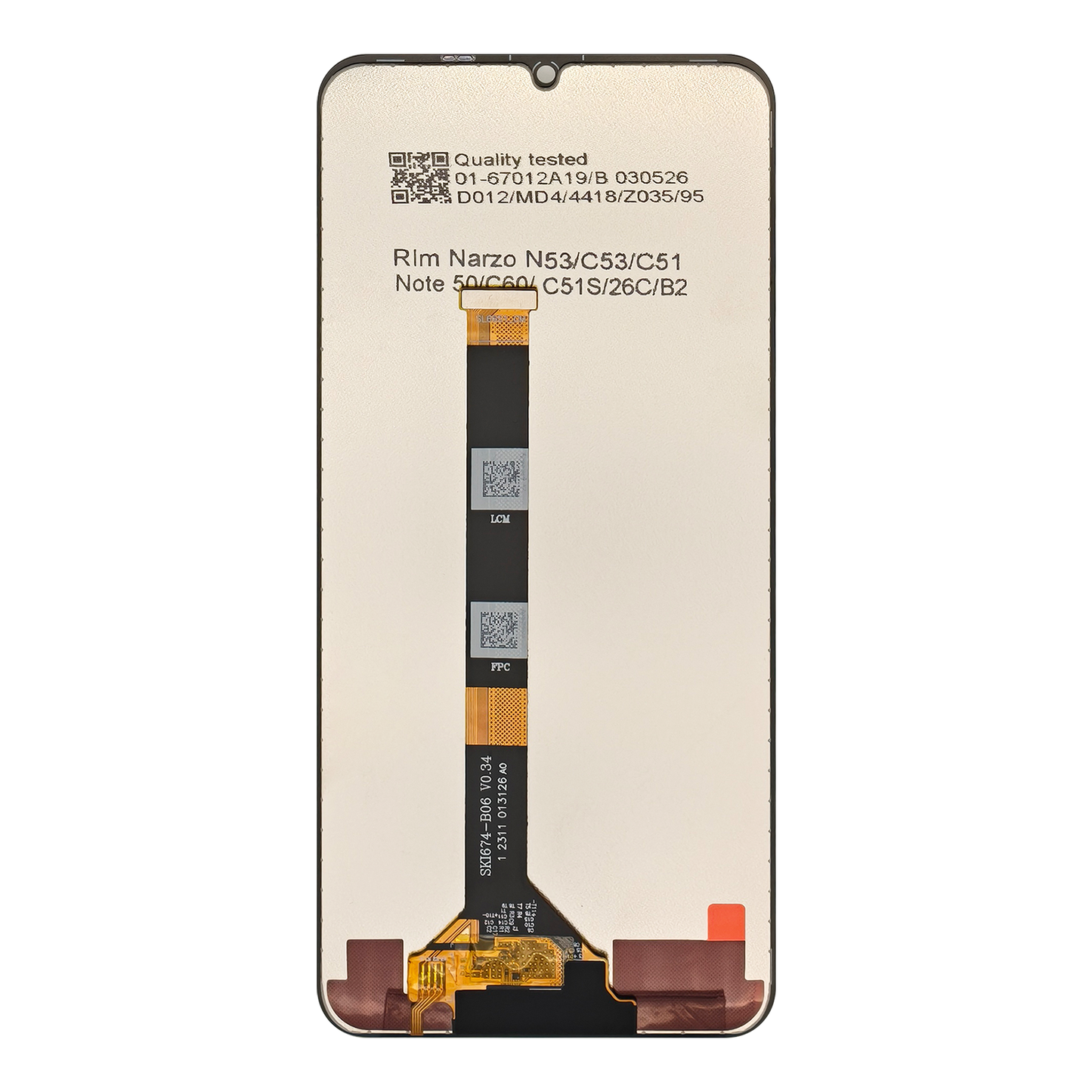 Realme Narzo N53 LCD Display Screen Assembly