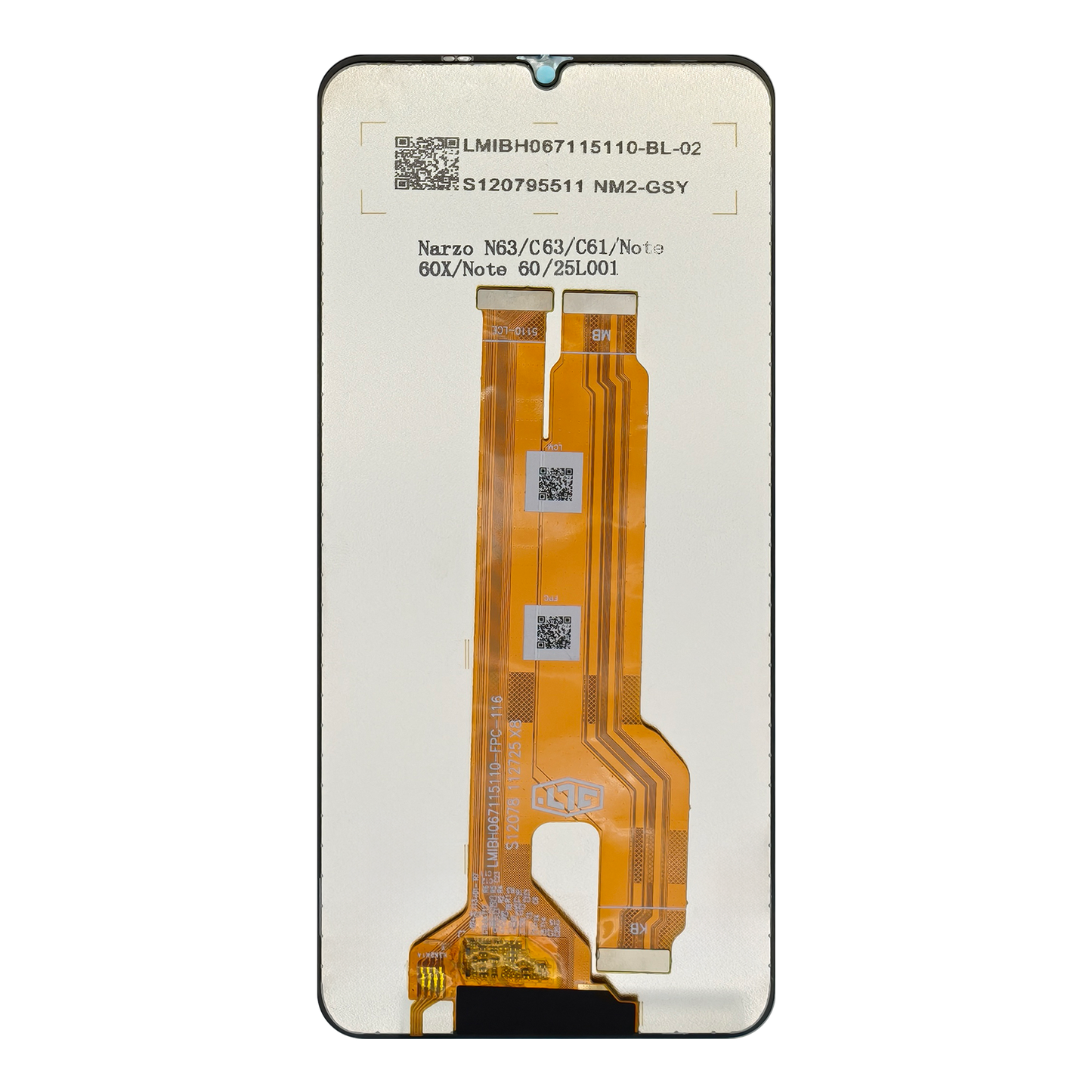 Realme Narzo N63 LCD Display Screen Assembly