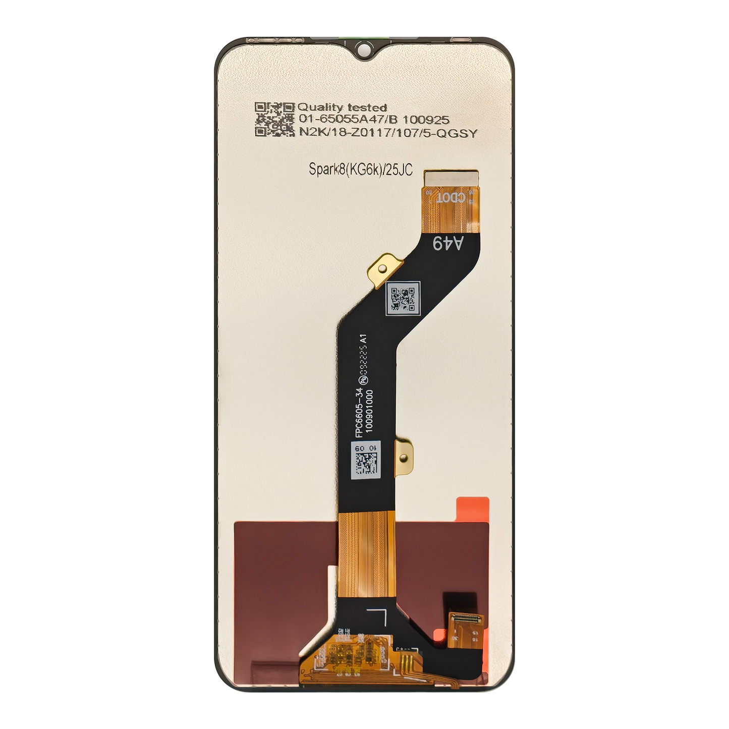 Tecno Spark 8 KG6K LCD Display Screen Assembly