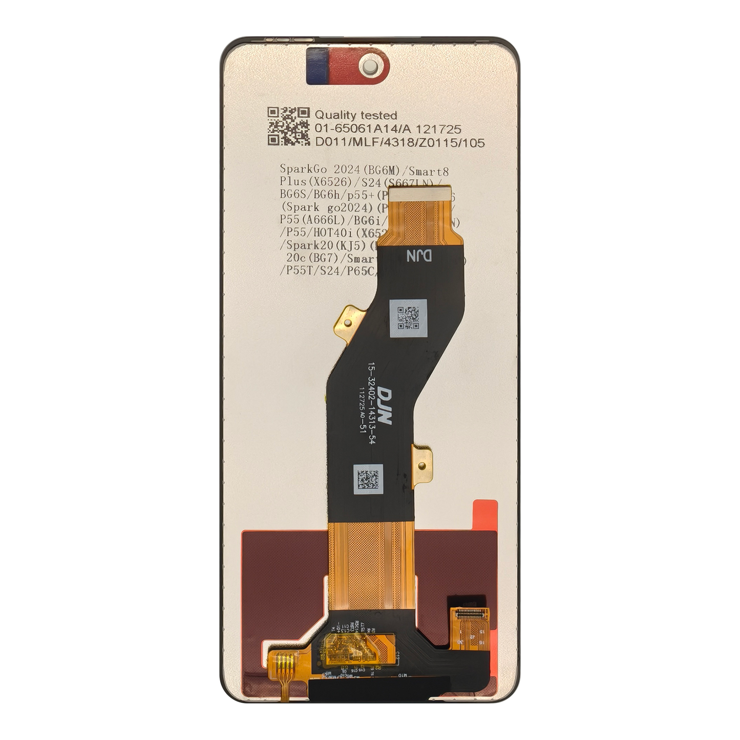 Tecno Spark Go 2024 BG6M LCD Display Screen Assembly