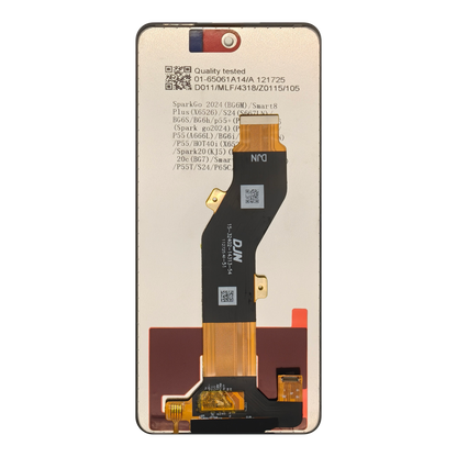 Tecno Spark Go 2024 BG6M LCD Display Screen Assembly